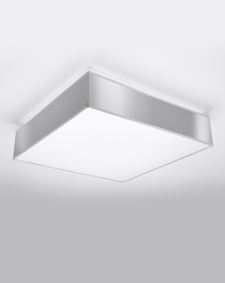 Plafonieră HORUS 45 gri + 3x bec LED E27 3000K cald 7.5W 620lm