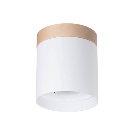 RIF lampă de tavan alb + 1x bec LED GU-10 4000K rece 7W 530lm